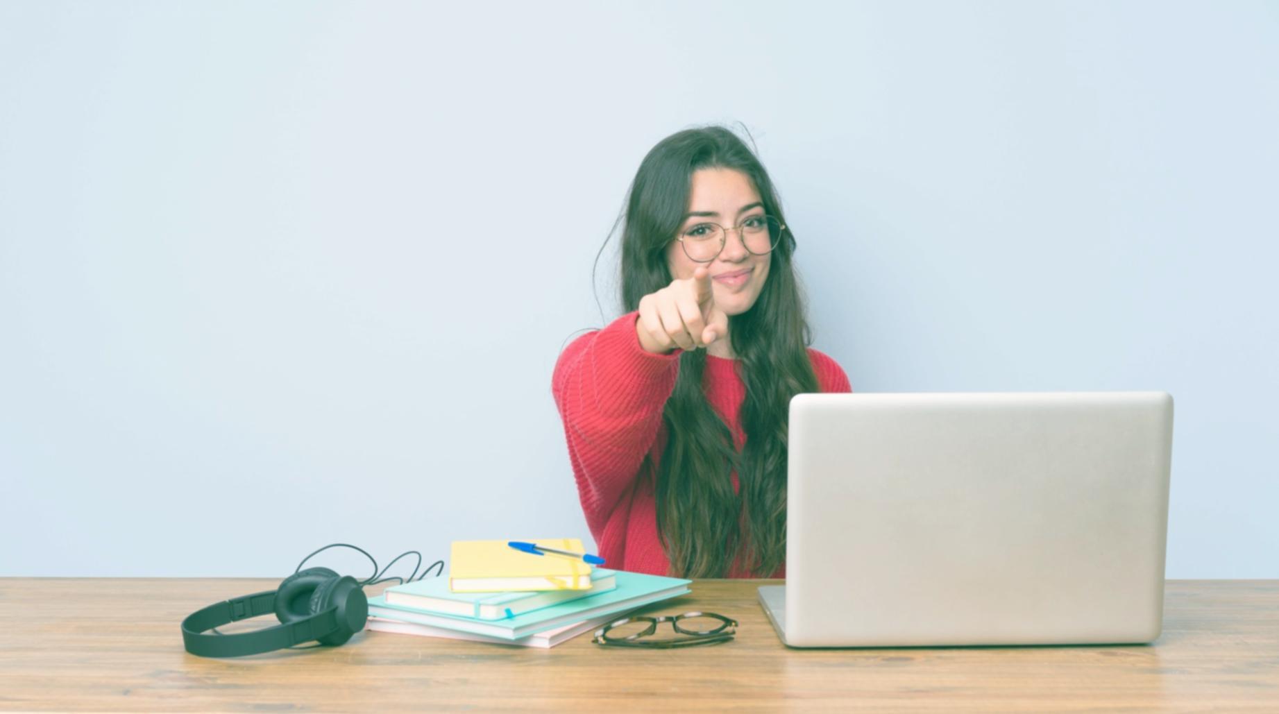 A founder reviewing a business model canvas